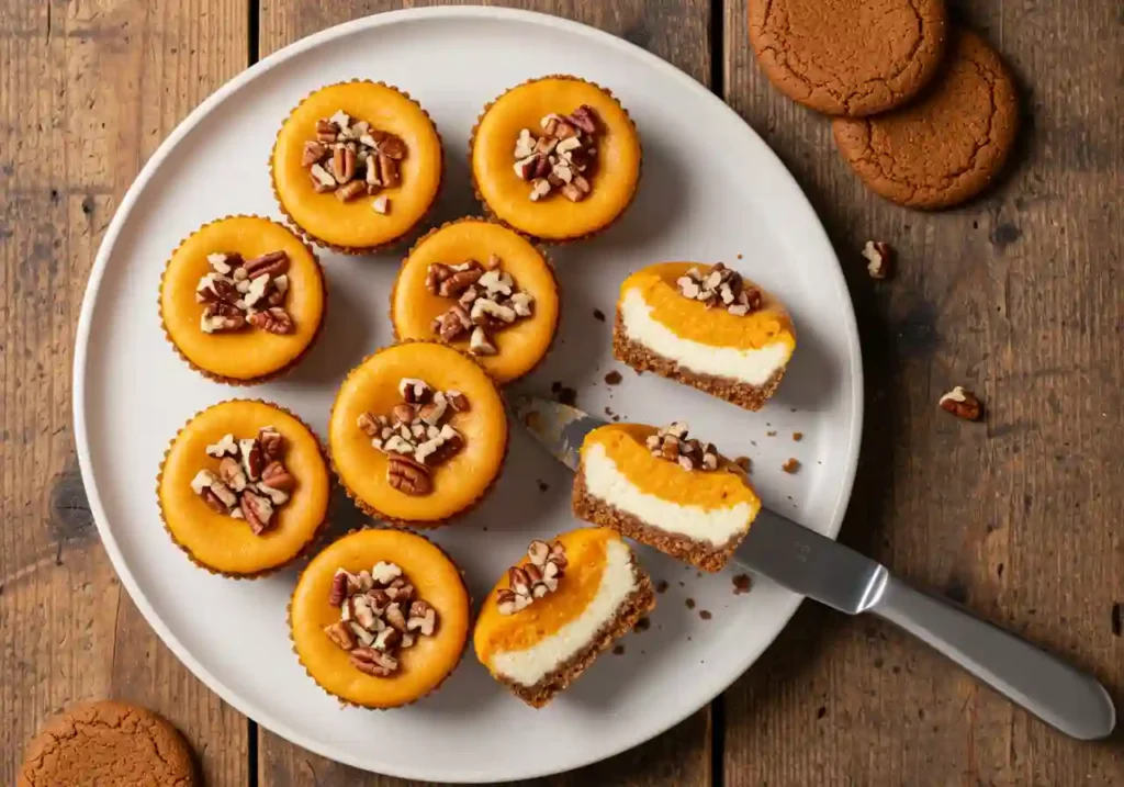 Mini Sweet Potato Cheesecakes