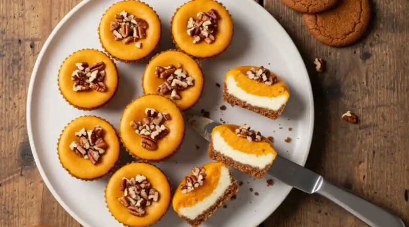 Mini Sweet Potato Cheesecakes
