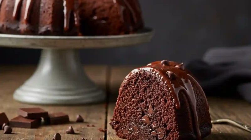 Triple Chocolate Bundt Cake