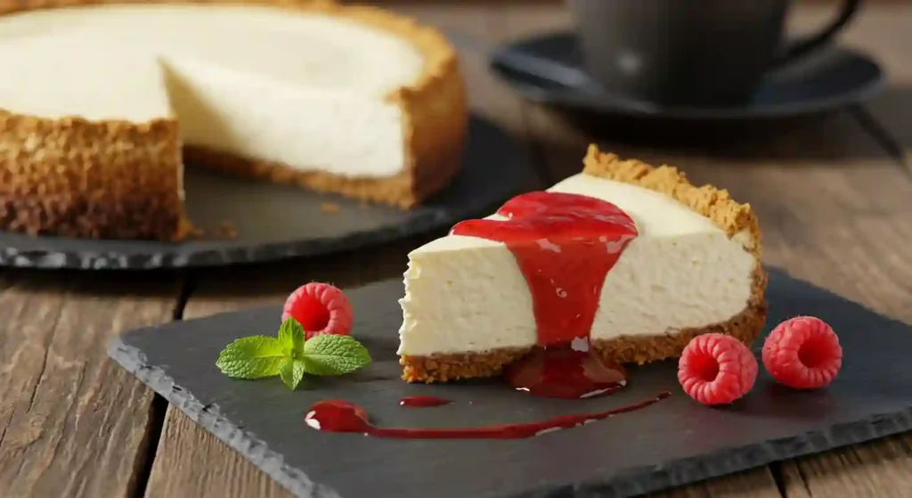 homemade cheesecake