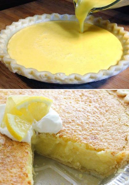 Arizona Sunshine Lemon Pie - A slice of lemon-infused bliss on a plate.