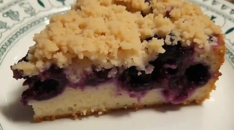 Blueberry Cream Cheese Crumb Cake