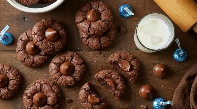 Chocolate Kiss Cookies