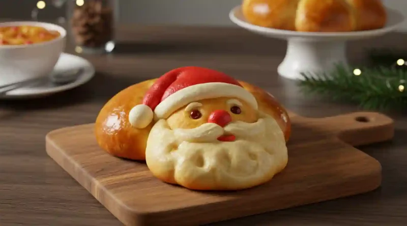 Golden Santa Bread