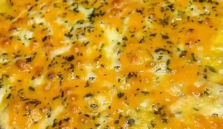 Mac And cheese in a cast iron skillet