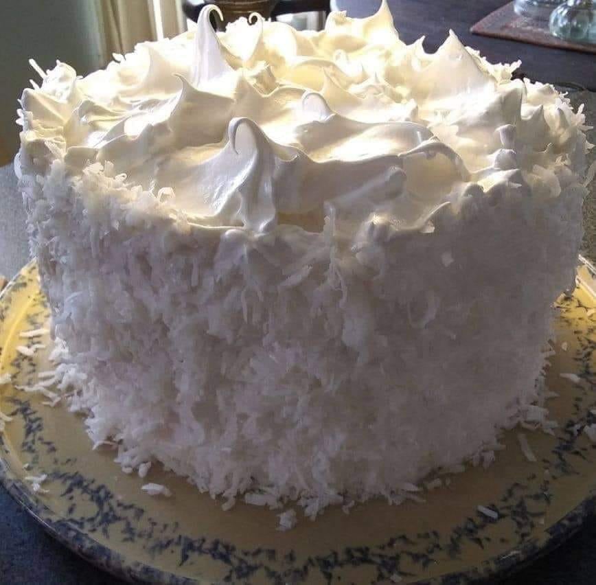 Coconut Cake with Seven-minute Frosting