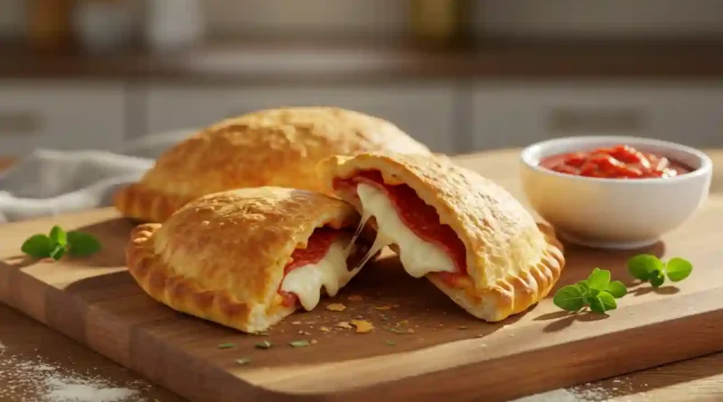 Easy Cheesy Homemade Pizza Pockets