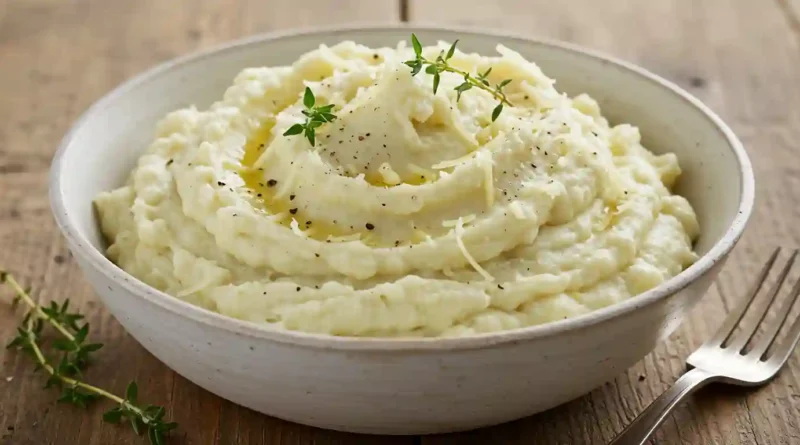 Garlic Parmesan Mashed Potatoes