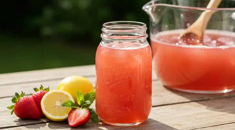 Strawberry Lemonade Moonshine