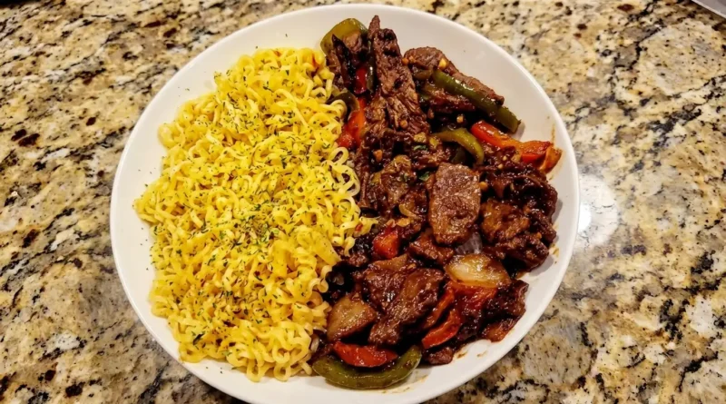 Spicy Steak Ramen Noodles