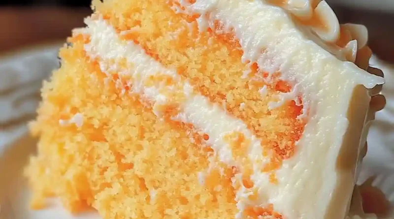 Orange Creamsicle Cake