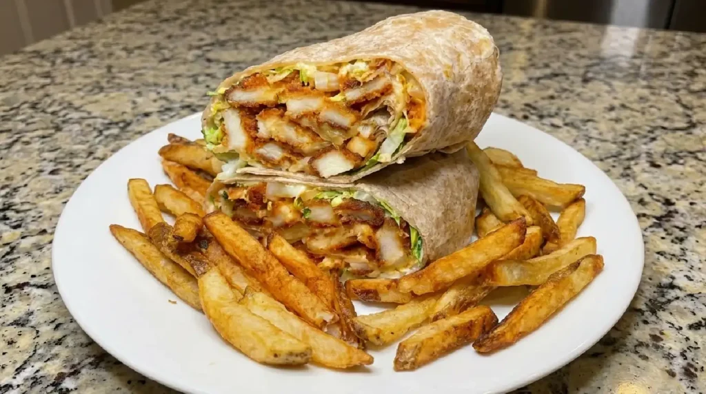 Crispy Fried Chicken Burrito Recipe