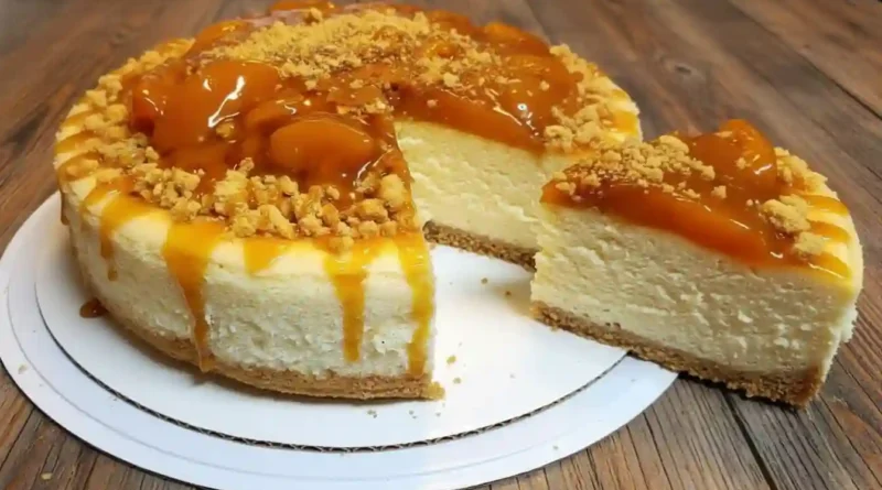 Peach Cobbler Cheesecake