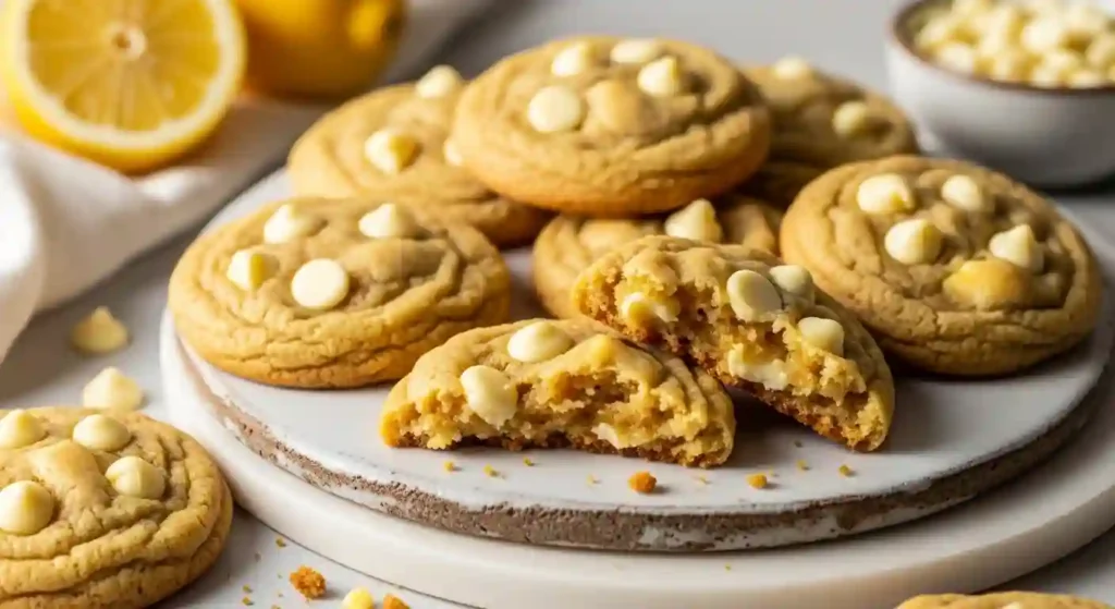 Lemon White Chocolate Cookies