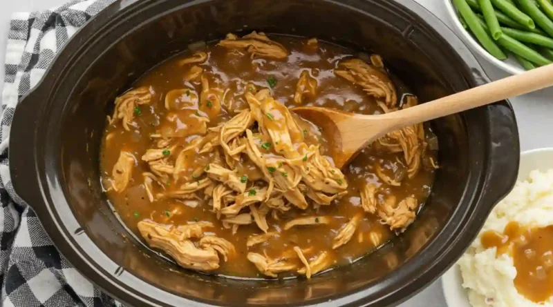 Slow Cooker Chicken and Gravy