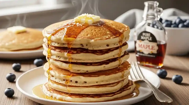 Buttermilk Pancakes with Vanilla and Cinnamon