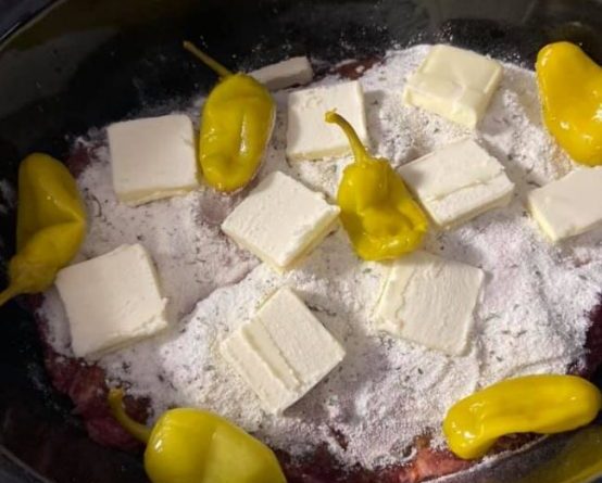 Mississippi Pot Roast served over creamy mashed potatoes, a culinary masterpiece.