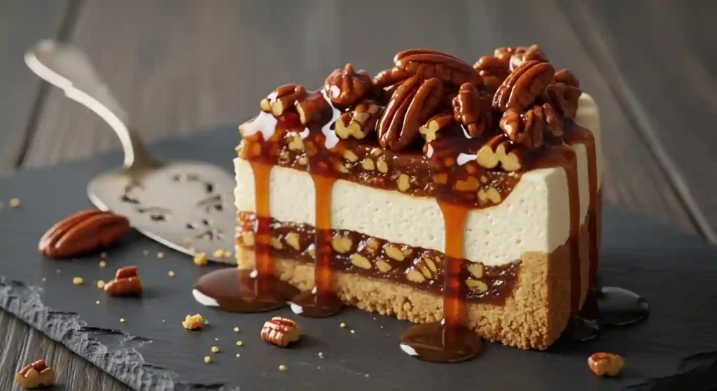 Caramel Pecan Pie Cheesecake