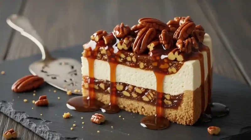 Caramel Pecan Pie Cheesecake