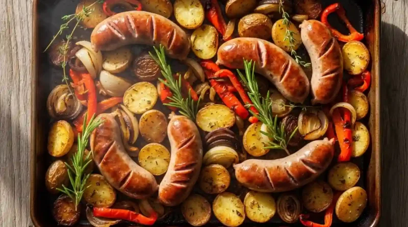 Easy Oven-Roasted Sausage and Potatoes Recipe
