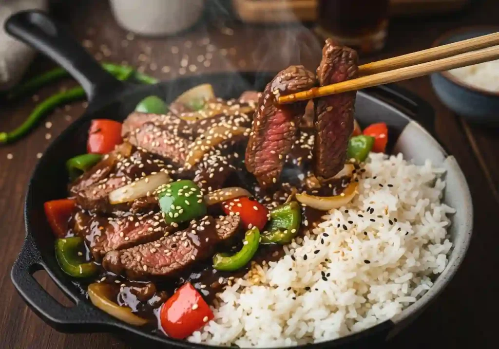 Homemade Chinese Pepper Steak Recipe