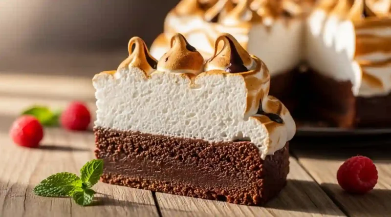 Flourless Chocolate Meringue Cake Recipe