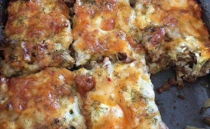Low Carb Bacon Cheeseburger Casserole - A delectable keto recipe with ground beef, bacon, and melted Cheddar cheese.
