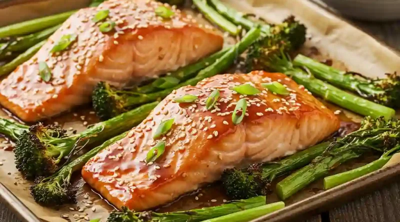 Sheet Pan Teriyaki Salmon