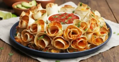 blooming quesadilla ring