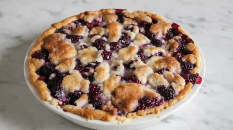 Easy Blueberry Cobbler With Frozen Blueberries