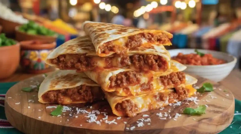 Sloppy Joe Quesadillas