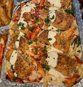 Loaded Seafood Linguine Recipe - My Grandma's Pie