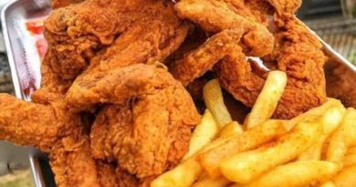 "Crispy Fried Chicken Wings"