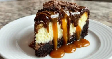 Caramel Brownie Cheesecake