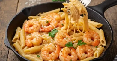 Creamy Cajun Shrimp Pasta Recipe
