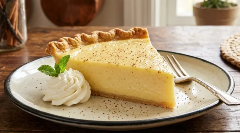 Perfect Old-Fashioned Cream Custard Pie Recipe