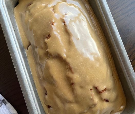 Salted Caramel Banana Bread - A delectable fusion of ripe bananas, cinnamon, and salted caramel, creating a moist and flavorful culinary masterpiece.