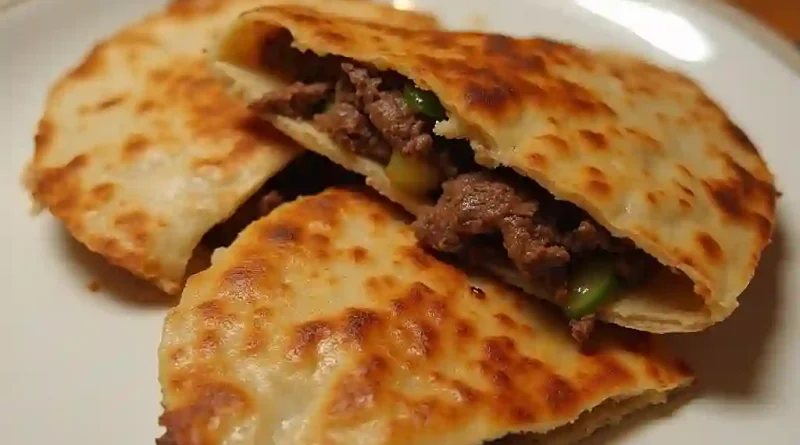 Loaded Steak Quesadillas
