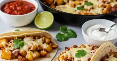 Crispy Potato Tacos with Green Chilies Recipe