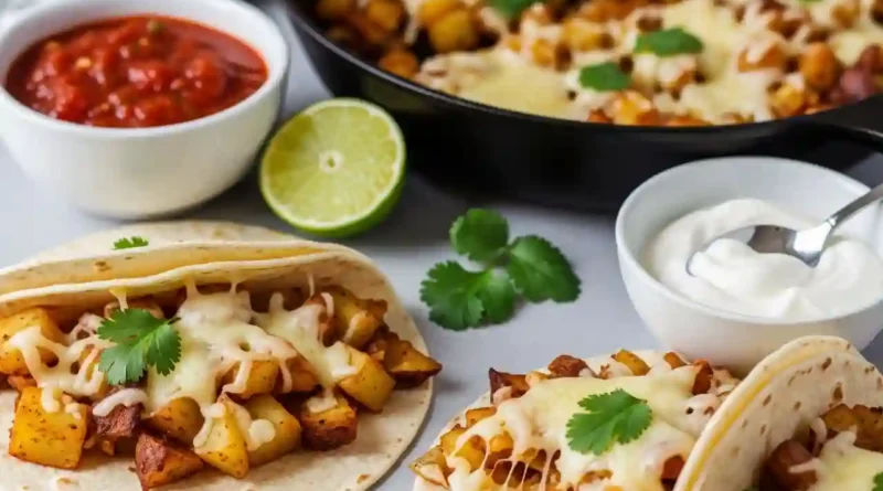 Crispy Potato Tacos with Green Chilies Recipe