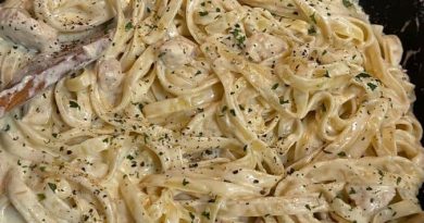 Homemade Chicken Alfredo Pasta