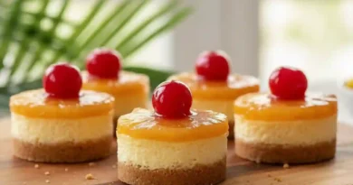 Pineapple Upside-Down Cheesecakes Recipe