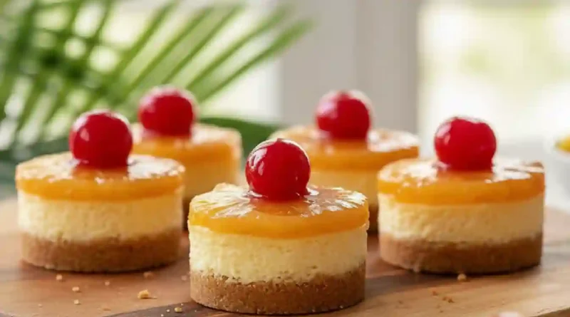 Pineapple Upside-Down Cheesecakes Recipe
