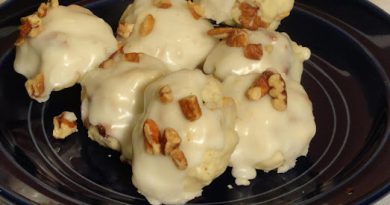 Close-up of Butternut Cookies on a plate