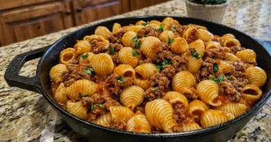 Cheesy Taco Pasta Recipe