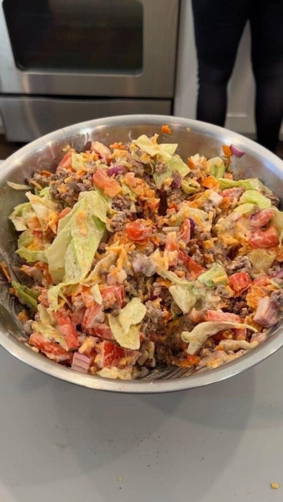 Doritos Taco Salad Recipe - Grandma's Homemade Goodness