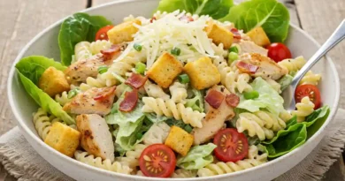 Chicken Caesar Pasta Salad