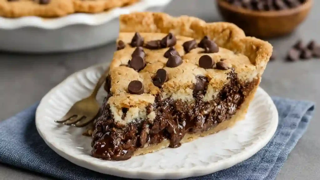 Chocolate Chip Cookie Pie recipe