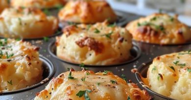 Cheesy Mashed Potato Puffs