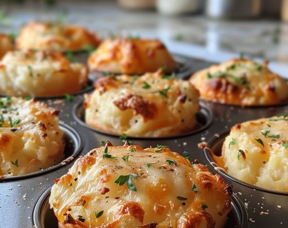 Cheesy Mashed Potato Puffs